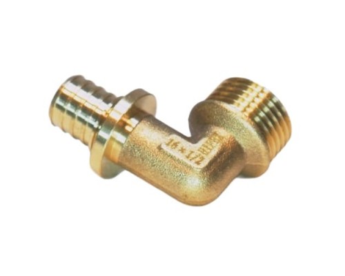 Угольник с наружной резьбой 16х1/2F Тип (QE)